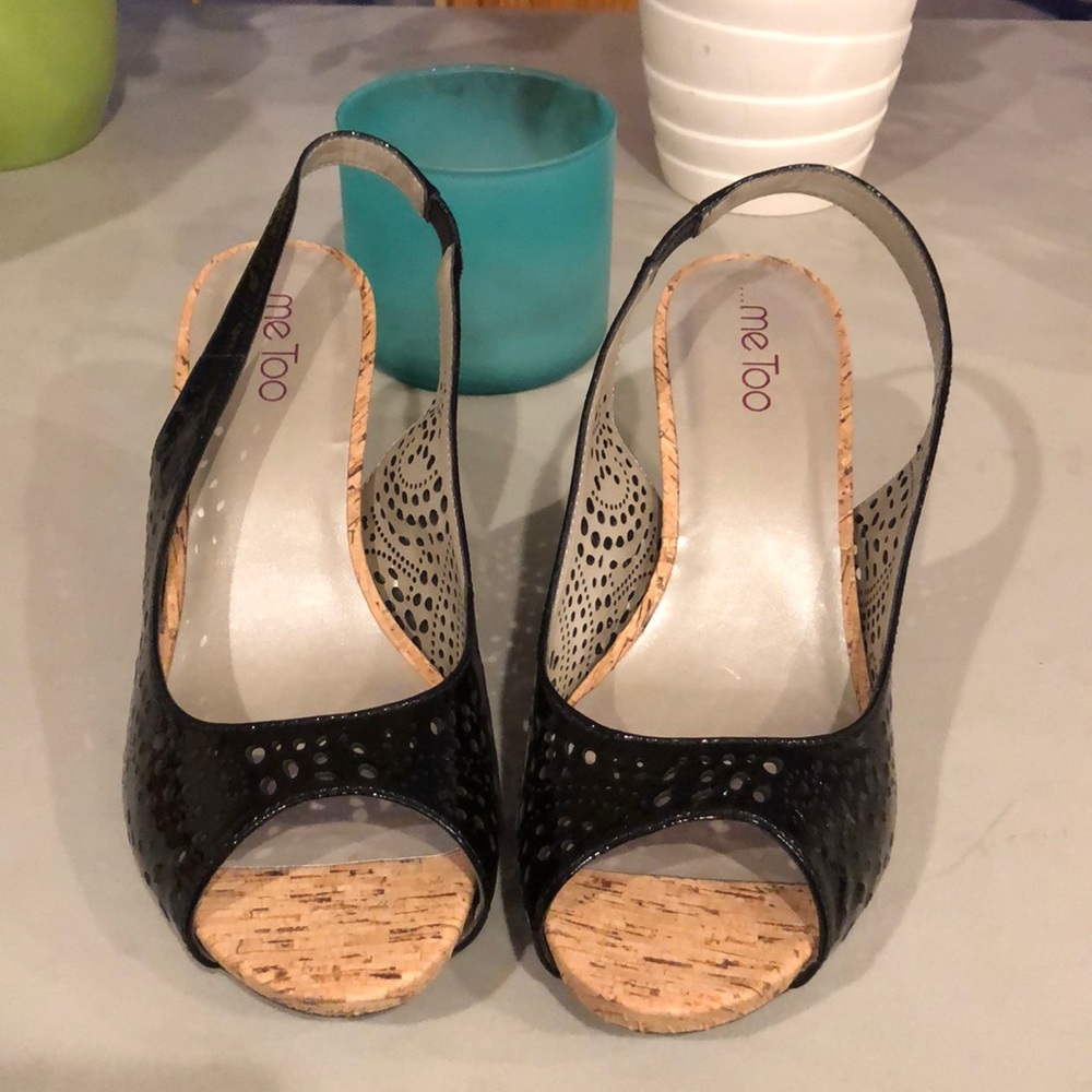 Me Too black sandals